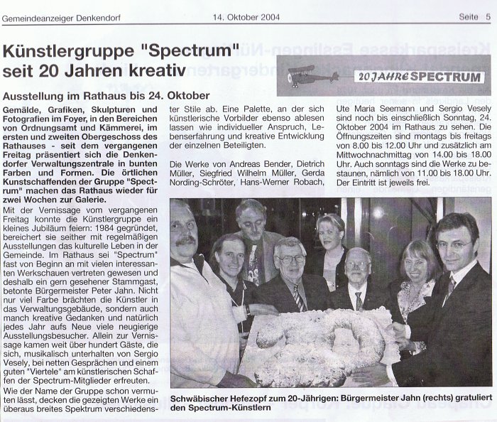 Gemeindeanzeiger Denkendorf 14.10.2004