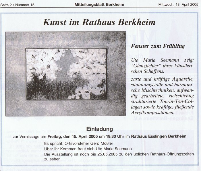 Mitteilungsblatt Berkheim 13.04.2005